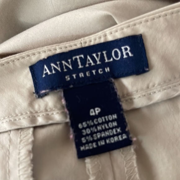❤️ ANN TAYLOR Stretch Pants Size 4P - Picture 4 of 4